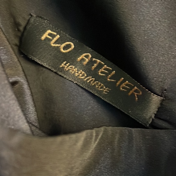 FLO ATELIER Black Taffeta Skirt - Picture 8 of 12